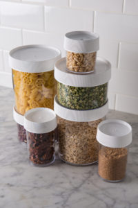 Assorted storage jars
