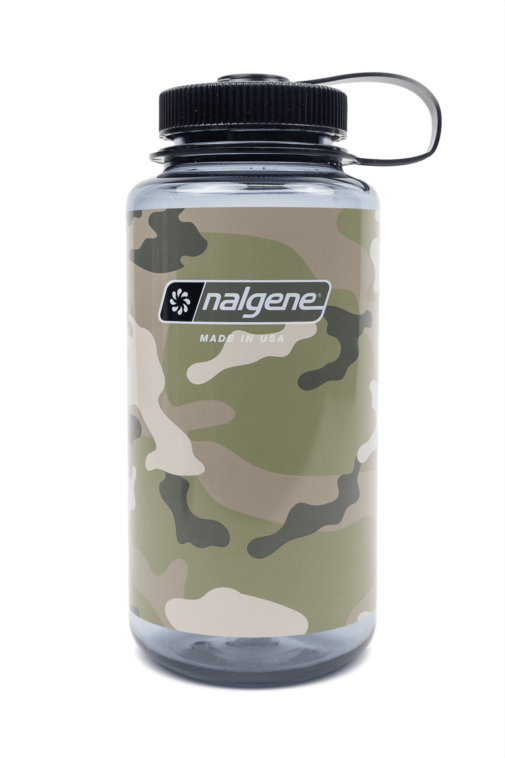 32oz WM Green Camo Bottle