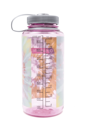 32oz Wide Mouth Pink Tie-Dye Bottle Back