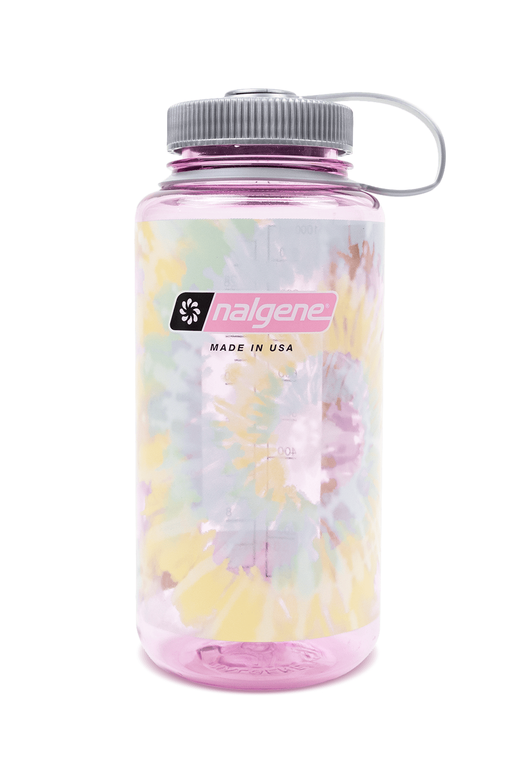 32oz Wide Mouth Pink Tie-Dye Bottle