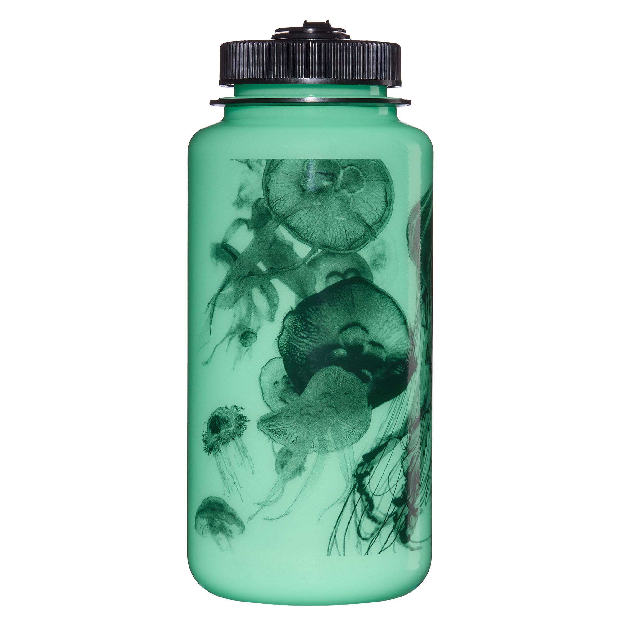 32oz WM Glow_Black Jellyfish_Front